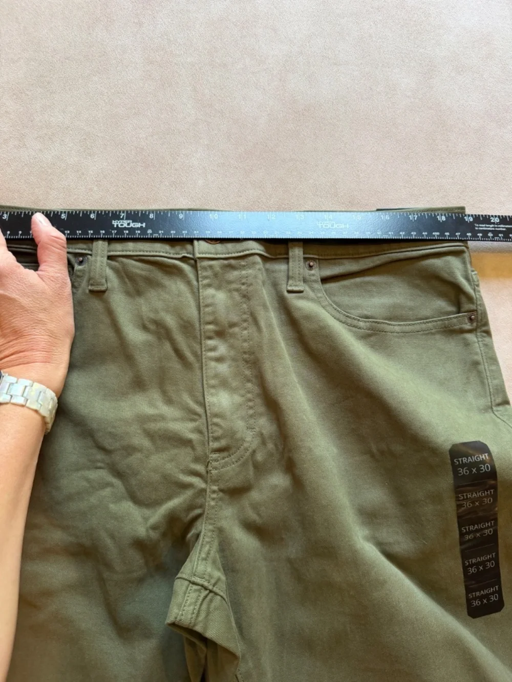 J. Crew Men's Straight-fit garment-dyed five-pocket jean • size 36x30 • BW460